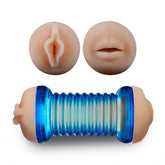 Cum Explosion 8 Inch Mouth And Pussy Dual Pleasure Masturbator Fleshlight Male Masturbators